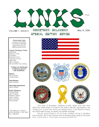 Volume 1 Issue 6 Memorial Day May 10 2004
